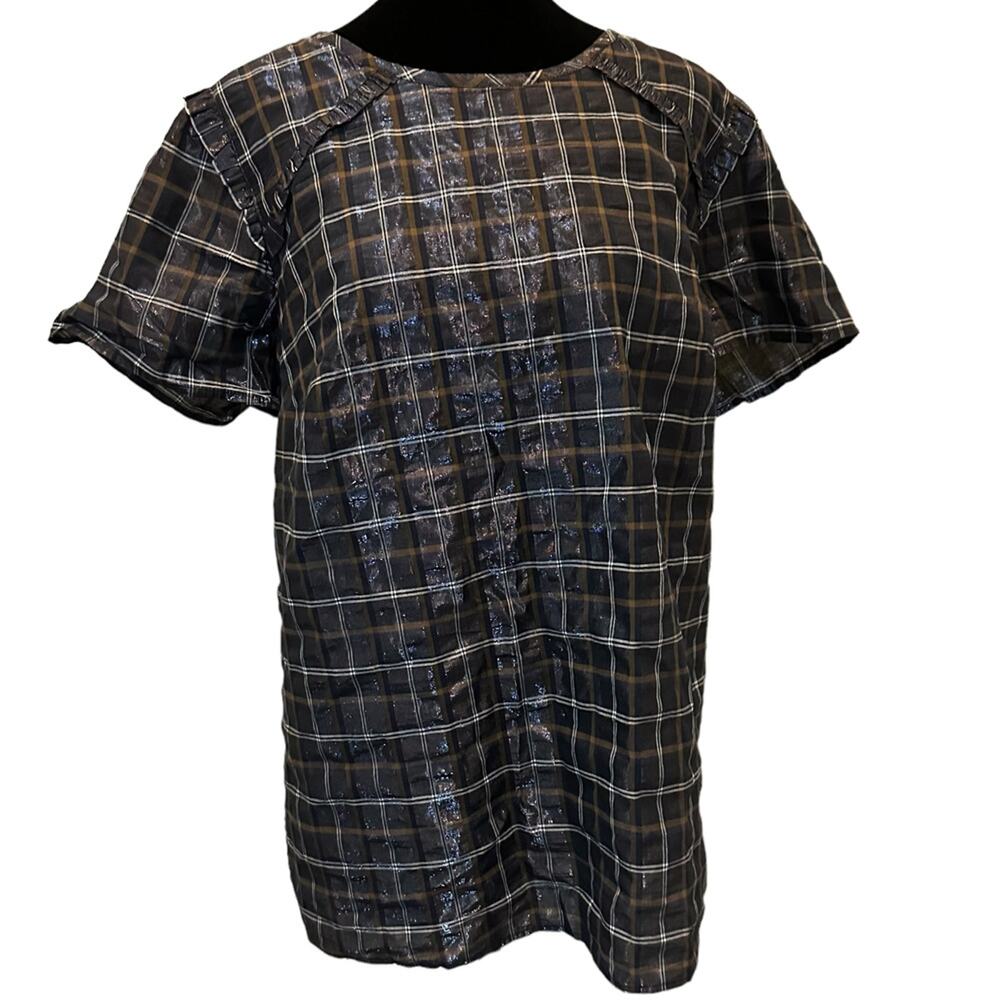 LOFT Plus Plaid Blouse